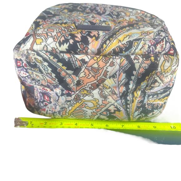 Vera Bradley Iconic Campus small Backpack Quilted Print Tangier Paisley - Picture 4 of 9